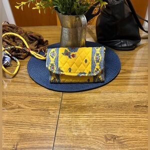 Vintage 90s Vera Bradley Bag Yellow Quilted Women's Bag